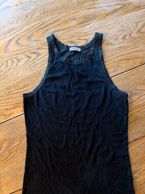 COTTON CITIZEN  black tank top/cotton/L /exc cond